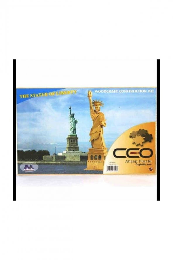 Ceo CEO Özgürlük Anıtı Ahşap Maket Puzzle ürün görseli