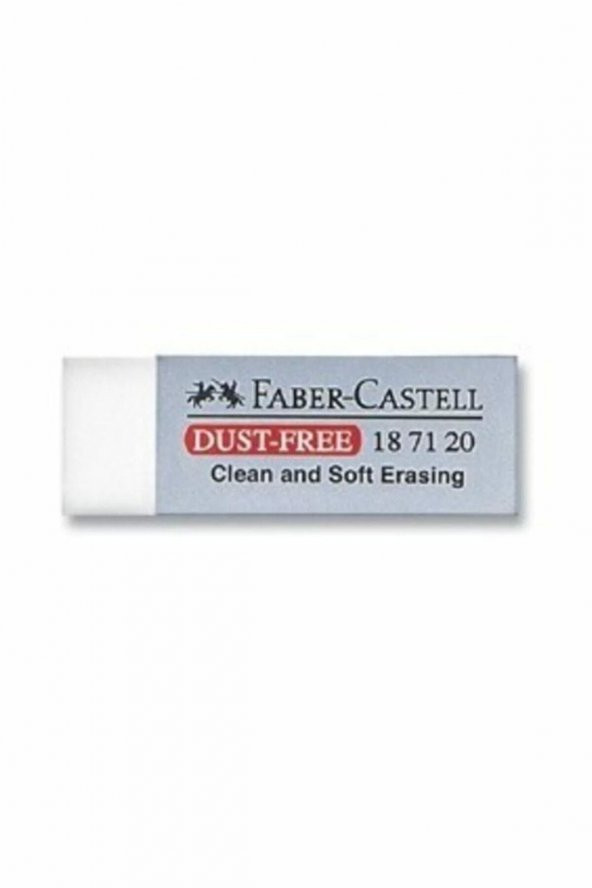 Faber Castell Dust-free Beyaz Silgi Büyük Boy 20 li Kutu ürün görseli