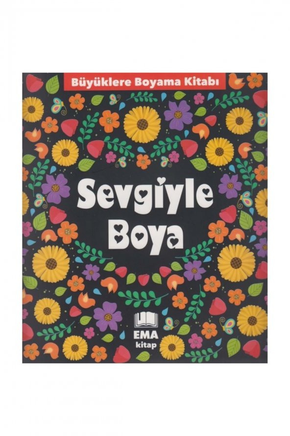 Ema Kitap Ema Sevgi Ile Boya Yetişkin Boyama ürün görseli