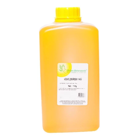 Doğan Baharatçılık Vişne Çekirdeği Yağı 1Kg Kiloluk Bidon - 2