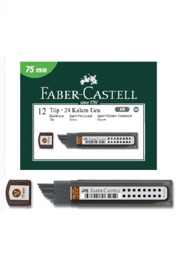 Faber Castell 0.5 Mm 2b Super Fine Kalem Ucu 12li Paket