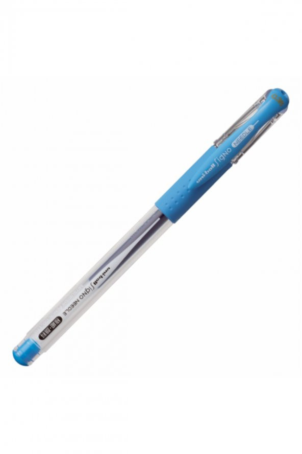 UNİ-BALL Uniball Signo Needle Jel Iğne Uçlu Kalem 0.38 Açık Mavi ürün görseli