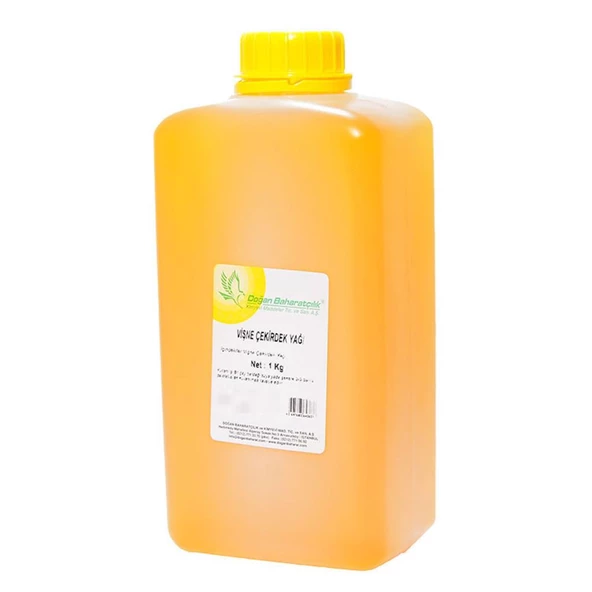 Doğan Baharatçılık Vişne Çekirdeği Yağı 1Kg Kiloluk Bidon - 3
