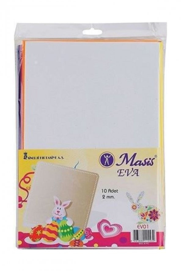 Masis Eva Renkli A4 10 Lu Paket ürün görseli