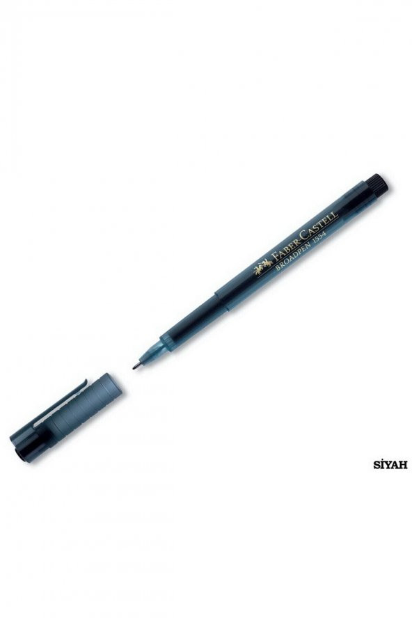 Faber Castell Faber 1554 Broadpen Siyah Kalem 155499