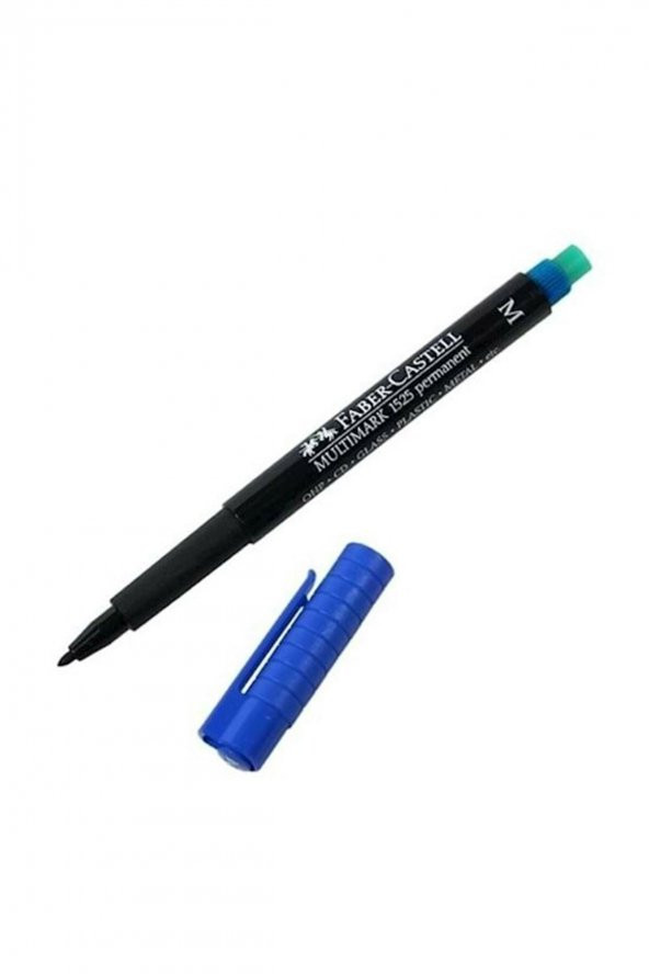 Faber Castell Mavi Multimark 1525 Permanent Asetat Kalemi 1.0 Mm (M)