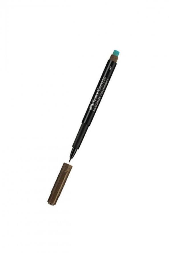 Faber Castell Permanent Asetat Kalemi Cd Kalemi S Kahve ürün görseli