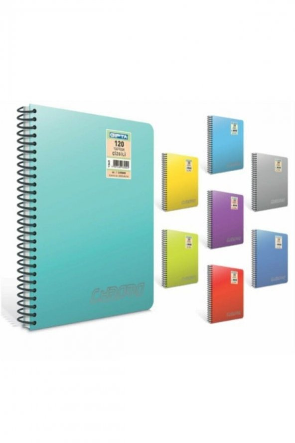 Gıpta Chromo Spiralli Pp Kapak Defter A4 Kareli 60yp 1979 ürün görseli