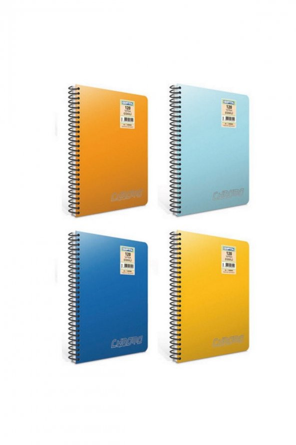 Gıpta Chromo A5 100 Yaprak Kareli Spiralli Defter