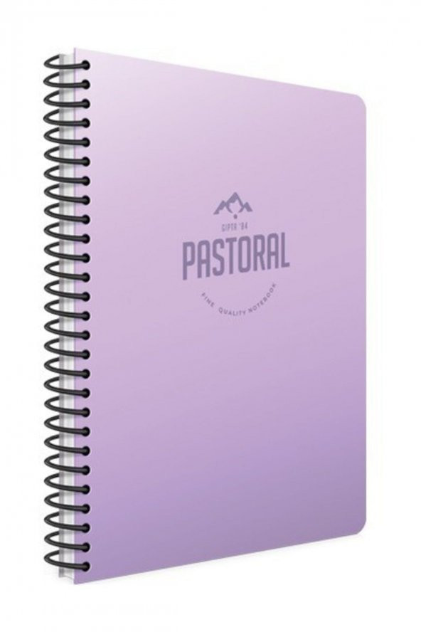 Gıpta Pastoral Spiralli Plastik Kapak Defter 17X24 60 Yp.Kareli