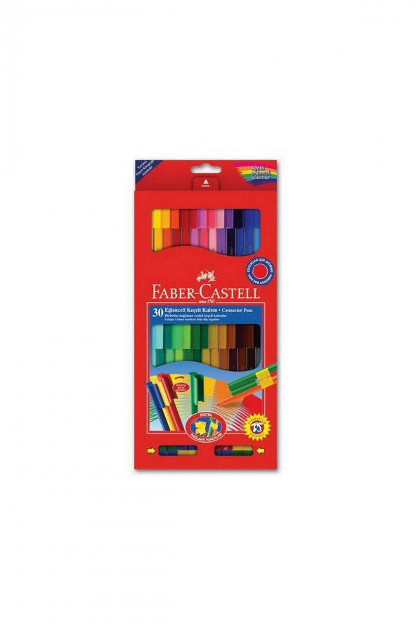 Faber Castell Faber-castell Eğlenceli Keçeli Kalem 30 Renk