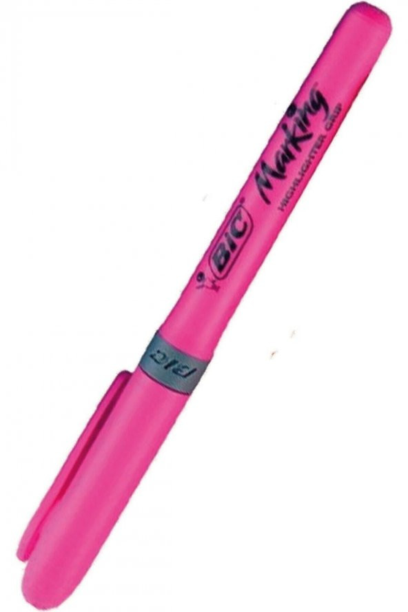 Bic Bıc Highlighter Grip Fosforlu Kalem Pembe Tekli