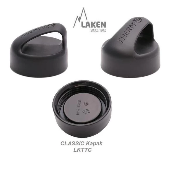 Laken Çelik 18/8 Classic Termos Şişe 0,50L - Beyaz  LKTA5B - Resim 3