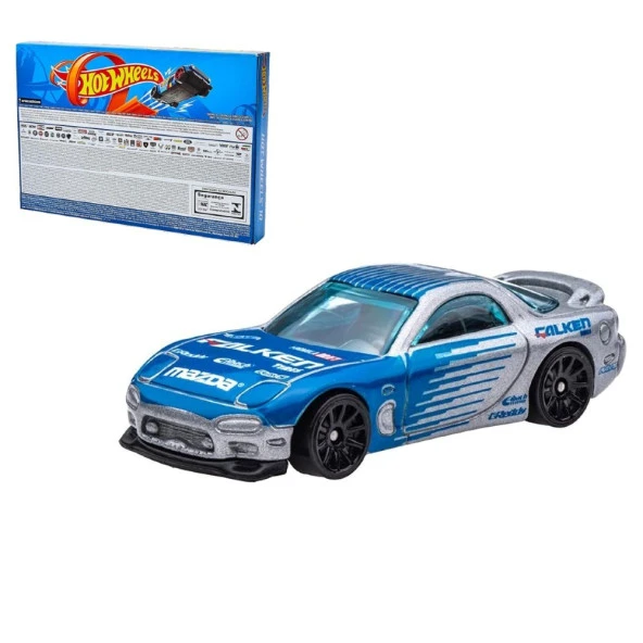 Hot Wheels 10lu Karışık Araba Seti 95 Mazda Rx-7