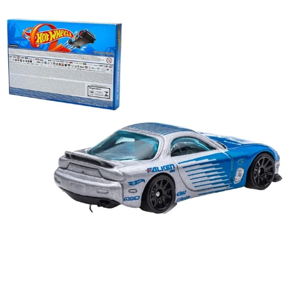 Hot Wheels 10lu Karışık Araba Seti 95 Mazda Rx-7 - 3
