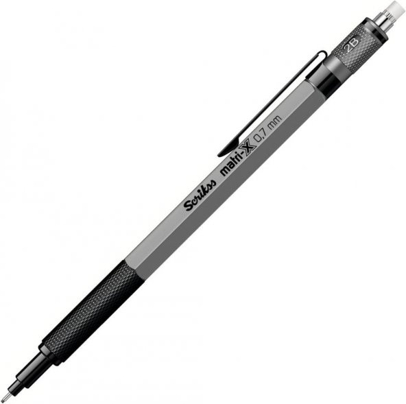 Scrikss Matri-X Versatil 0.7 mm Gri Şeffaf Kutu - 3