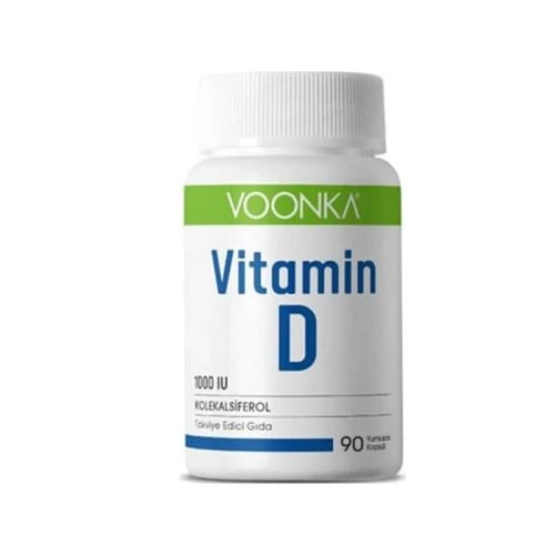 Voonka Vitamin D İçeren Takviye Edici Gıda 90 Kapsül
