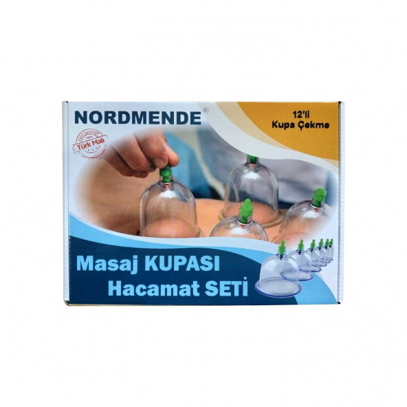 12 Li Masaj Kupa Seti Vakumlu Masaj Aleti