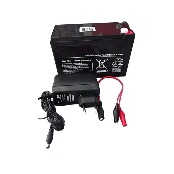 12v 7ah Akü  Adaptör 12 Volt 7 Amper Akü  Akü Şarj Cihazı Adaptörü Şarj Aleti 12 Volt