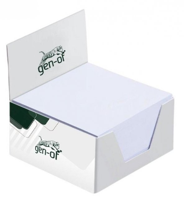 Gen-Of 8x8 Kutulu Beyaz Küp Not (GEN-9100) 1 Adet