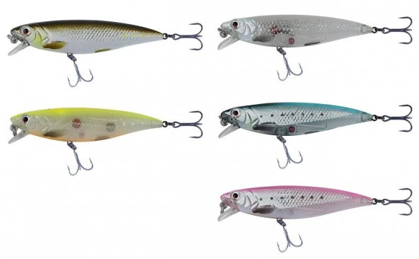 SAVAGE SALT E-SG 3D TWITCH MINNOW 6,6 CM 5 G SS 03 WHITE FLASH 58031 TWITCH&ampROLL SUSPENDING