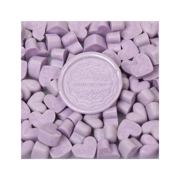 Mühür Mumu Eritme Kalp Boncuk Paket Model No: 135 LAVANTA KURU - Resim 2