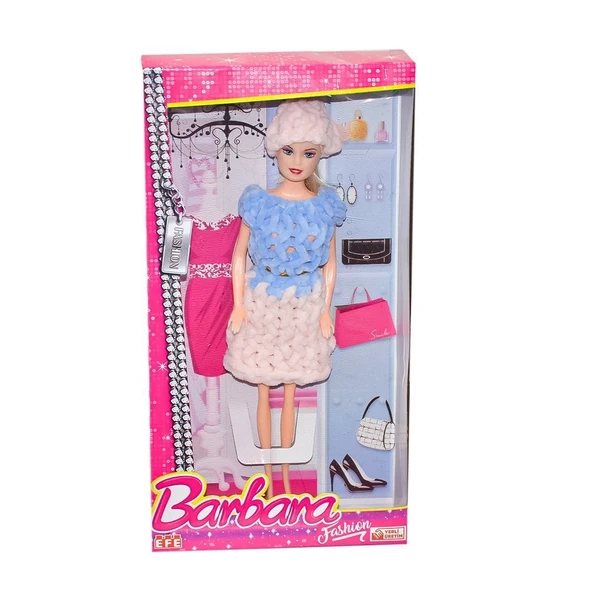 296 Örme Kıyafetli Şapkalı Bebek -1 adet stokta olan gönderilir - 2