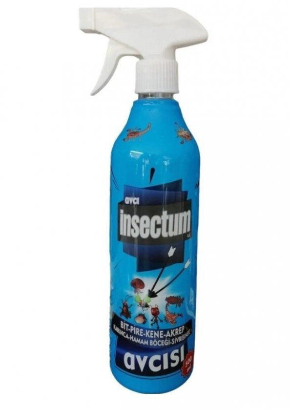 Avcı Insectum Kullanıma Hazır 500 ml Böcek - Haşere İlacı 8684020355511
