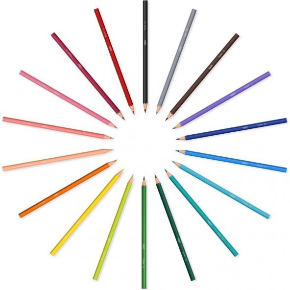 Bic Kids Tropicolors Kuru Boya Kalemi 12 Renk Uzun Tam Boy - 3
