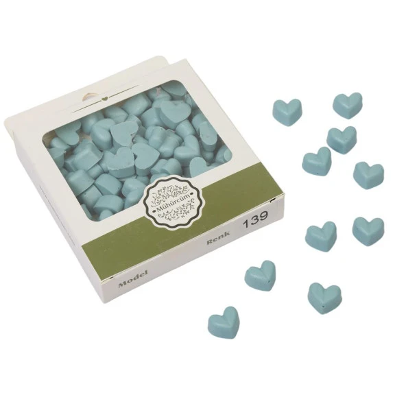 Mühür Mumu Eritme Kalp Boncuk Paket Model No: 139 YEŞİL NEFTİ ürün görseli