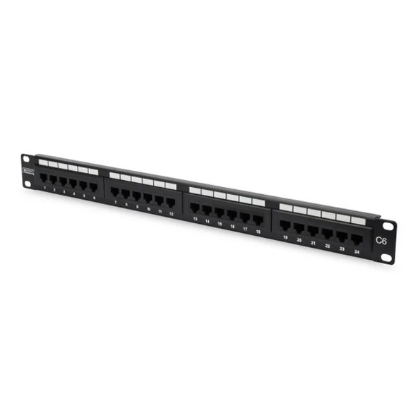 Digitus 24 Port Patch Panel Dolu Cat6 (DN-91624U)