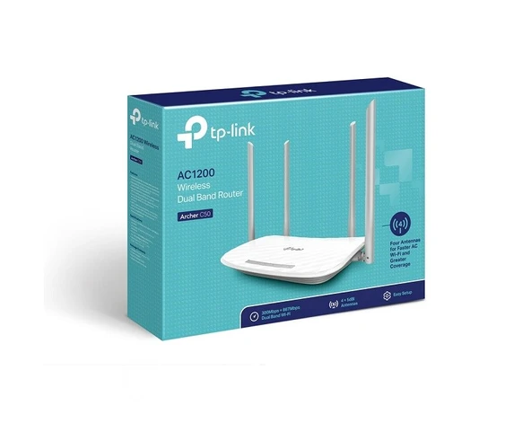 Tp-Link Archer C50 Çift Bant Router - Resim 3
