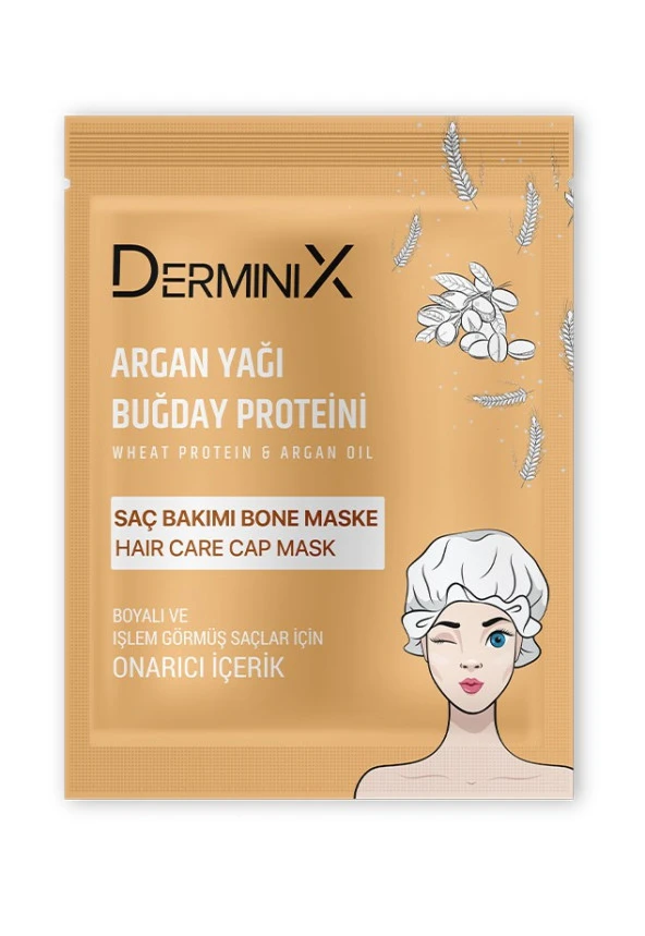 Derminix Buğday Proteini & Argan Yağı Bone Saç Maskesi