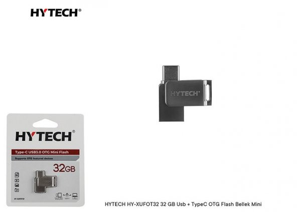 HYTECH HY-XUF0T32  USB + TYPEC 32 GB OTG FLASH BELLEK MİNİ