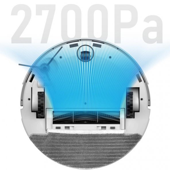 Sunny Hero Power Plus Mop Fonksiyonlu Akıllı Robot Süpürge - Beyaz - 3