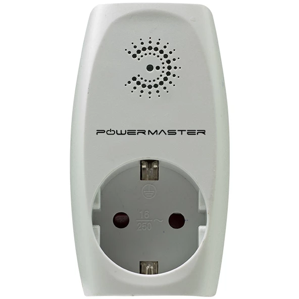 POWERMASTER PM-17592 16 AMPER - 3500 WATT IŞIK GÖSTERGELİ AKIM KORUMALI TEKLİ PRİZ