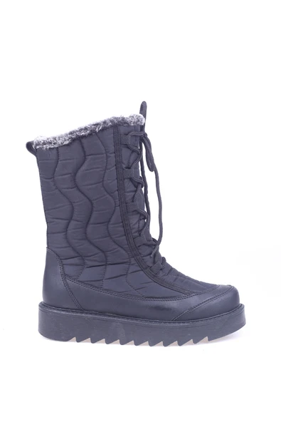 Walkenzo 2243 Kadın Kaymaz Taban Kürklü Termal Kar Botu - Resim 3