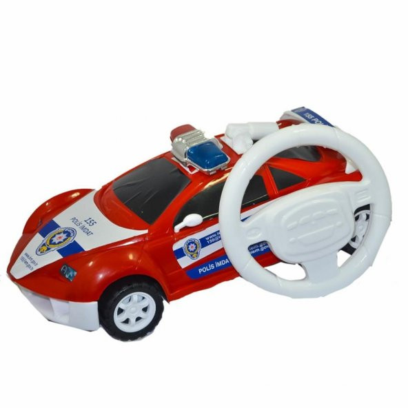 3301A .Sürtmeli Sopalı Polis Araba-Halit Can Oyuncak - 7