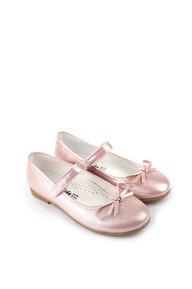 Walkenzo Ortaç 2079 Kız Çocuk Balerin Cırtlı Rugan Babet Ayakkabı - Resim 8