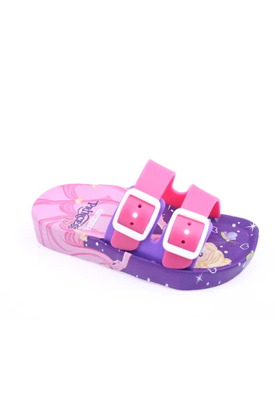 Gezer 13129 Unısex Çocuk Kaydırmaz Plaj Havuz Banyo Günlük Terlik - Resim 8