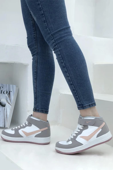 Lambırlent 2185 Unisex (Kadın-Erkek) Boğazlı Spor Ayakkabı - 12
