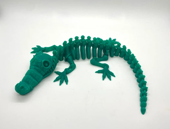 Minikbahcem Flexi Hareketli Oyuncak Timsah - Resim 3