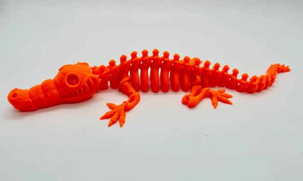 Minikbahcem Flexi Hareketli Oyuncak Timsah - Resim 2