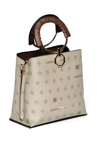 Armine 260 Kadın Baskılı El & Omuz Çantası ürün görseli 1