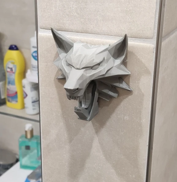 Witcher Kurt Duvar Banyo Havlu Elbise Kıyafet Askısı