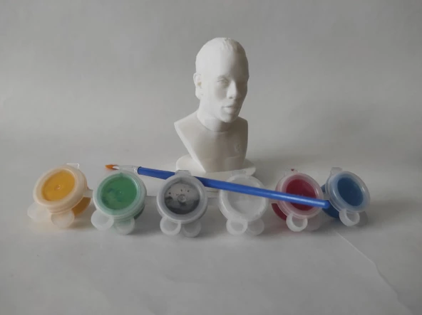 Kendin Boya Seti Ronaldinho Gaúcho Sihirbaz Bust Futbol Futbol İs Love 10 Cm ürün görseli 1