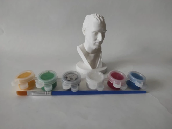 Kendin Boya Seti Zlatan İbrahimovic İbracadabra Bust Futbol Futbol İs Love 10 Cm ürün görseli 1