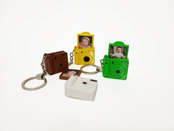 Fotoğraf Makinası Süs Anahtarlık - 4