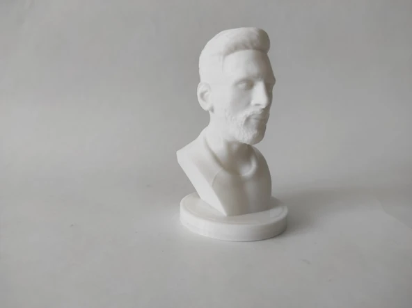 Kendin Boya Seti Messi The Goat Bust Futbol Futbol İs Love 10 Cm - Resim 4