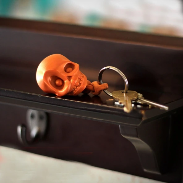 Kafatası Anahtarlık Anahtar Süsü ürün görseli 1